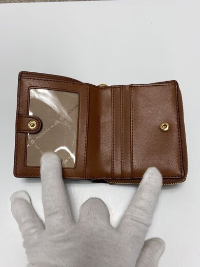 商品画像：2つ折り財布/PVC/BRW/総柄/レディース/35H3GTVF2B 4