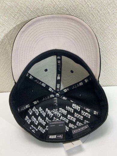 商品画像：キャップ/7 3/8/ポリエステル/BLK/無地/メンズ 4