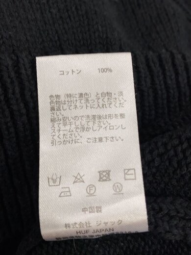 商品画像：ニット・セーター(厚手)/XL/コットン/BLK// 4