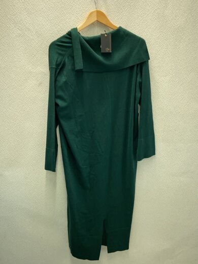 商品画像：長袖ワンピース/9/レーヨン/GRN/無地// 2