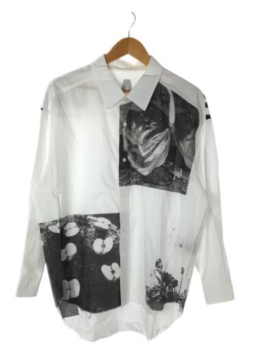 画像：CHRISTIAN DADARESTIR別注/Cotton Lawn Print Shirt/長袖シャツ/44/コットン/ホワイト/白1