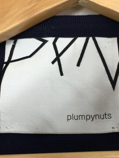 画像：plumpynutsコート/38/ウール/ネイビー/ストライプ3