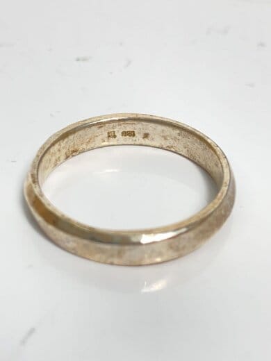 商品画像：タタキリング/SV925/19号/シルバー/平打ち 3