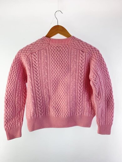 画像：BATONERニット・セーター(厚手)/1/ウール/ピンク/BN-16FL-0122