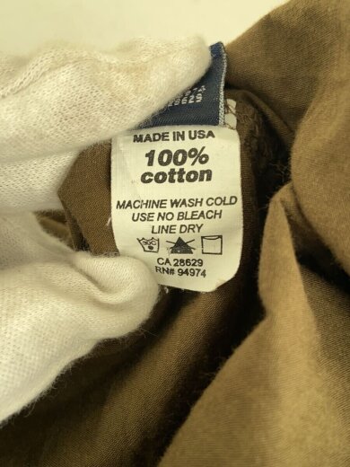 商品画像：USA/半袖シャツ/S/コットン/KHK// 5