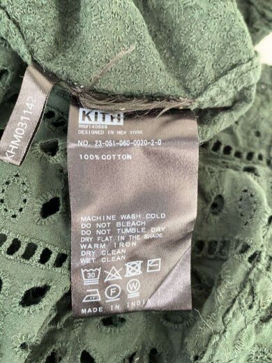 商品画像：半袖シャツ/--/コットン/グリーン/23-051-060-0020-2-0// 4