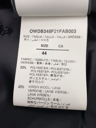 商品画像：ブレザー/ジャケット/--/ポリエステル/BLK/OWDB348F21FAB003 4