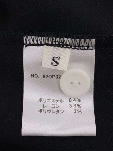 商品画像：長袖ワンピース/S/ポリエステル/BLK/82op02 4