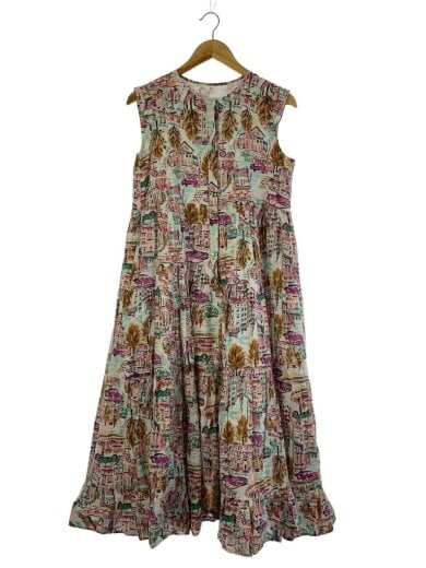 商品画像：ノースリーブワンピース/0/コットン/マルチカラー/総柄/23SSND12-0 1