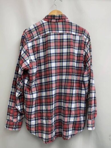 商品画像：ネルシャツ/L/コットン/RED/チェック 2