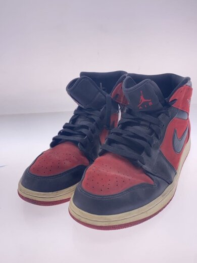 商品画像：AIR JORDAN 1 MID/エアジョーダンミッド/レッド/554724-610/28cm/RED 2