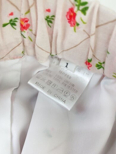 商品画像：ボトム/1/コットン/WHT/花柄/MP869 5