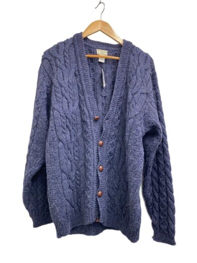 商品画像：カーディガン(厚手)/L/ウール/NVY 1