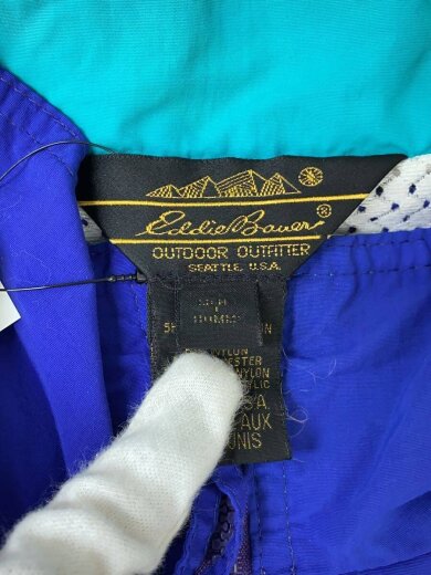 商品画像：黒タグ/汚れ有/ナイロンジャケット/--/ナイロン/BLU 3