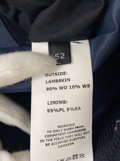 商品画像：24AW/レザージャケット・ブルゾン/52/羊革/BLK 4