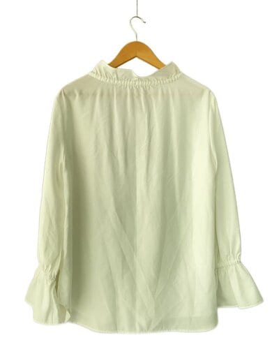 商品画像：フレアスリーブブラウス/長袖ブラウス/--/ポリエステル/WHT/1521-6-991446 2