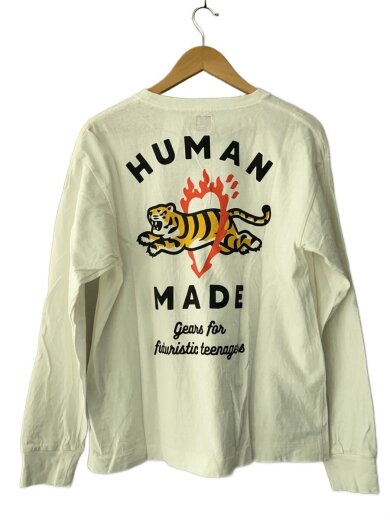 商品画像：タイガー/長袖Tシャツ/S/コットン/WHT 2