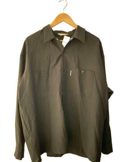 商品画像：長袖シャツ/L/ポリエステル/ブラック 1