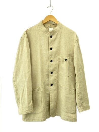 商品画像：長袖シャツ/3/ヘンプ/BEG/21-010-300-2610-4-0 1