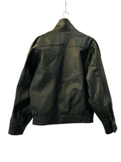 商品画像：ZARA/レザージャケット・ブルゾン/M/フェイクレザー/BLK 2