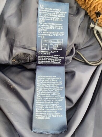 商品画像：ダウンジャケット/M/ポリエステル/CML/MW28720 5