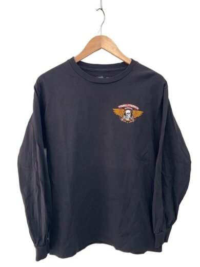 商品画像：長袖Tシャツ/M/コットン/BLK 1