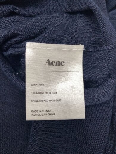 商品画像：カーディガン(薄手)/--/シルク/NVY 4