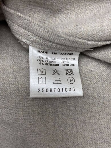 商品画像：長袖ブラウス/1/ポリエステル/BEG/2508f01005 4