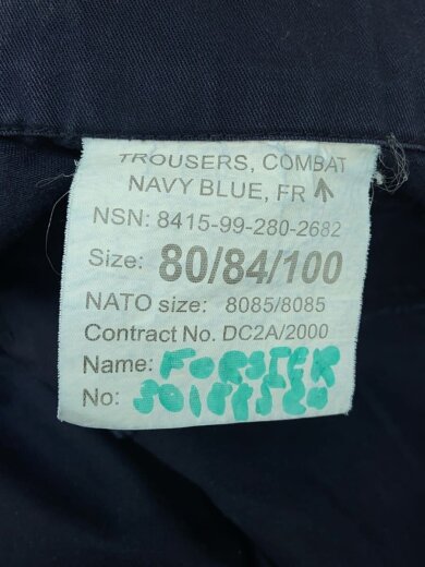 商品画像：カーゴパンツ/--/コットン/NVY/8415-99-280-2682 4