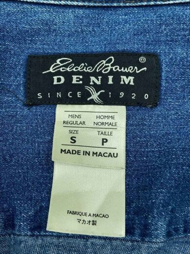 商品画像：長袖シャツ/S/デニム/BLU 3