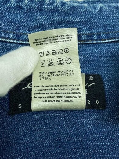 商品画像：長袖シャツ/S/デニム/BLU 4