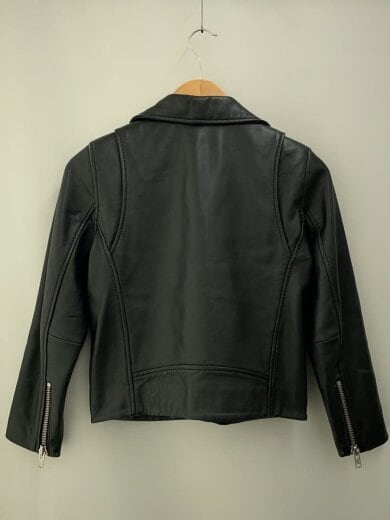 商品画像：レザージャケット・ブルゾン/羊革/ブラック/F2014 2