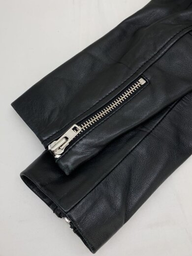 商品画像：レザージャケット・ブルゾン/羊革/ブラック/F2014 6