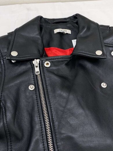 商品画像：レザージャケット・ブルゾン/羊革/ブラック/F2014 7