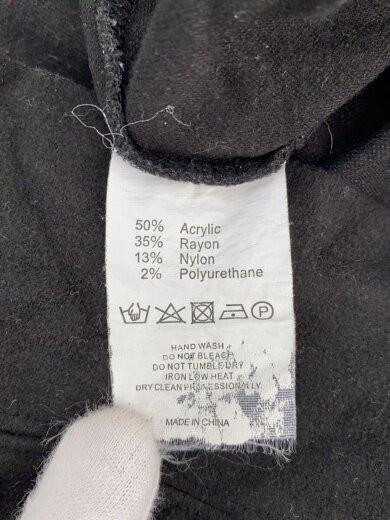 商品画像：スウェット/50/アクリル/ブラック 4