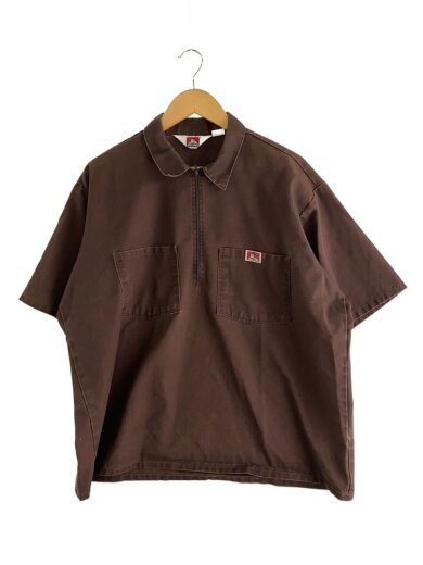 商品画像：90s/半袖シャツ/XL/コットン/BRW 1