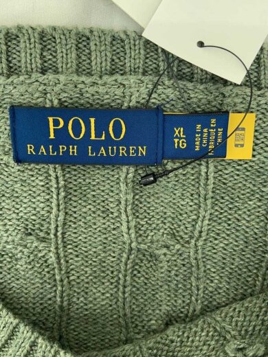 画像：POLO RALPH LAURENニット・セーター(厚手)/XL/コットン/GRN3