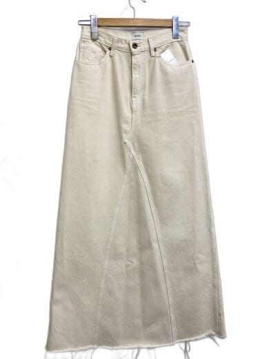 商品画像：KHAITE ケイトロングスカート/26/コットン/CRM// 1