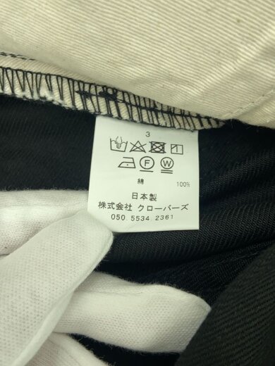 商品画像：ボトム/3/コットン/BLK/BW-027-08// 5