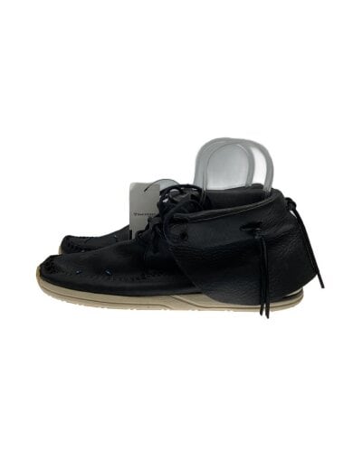 商品画像：踵加水分解/FBT LHAMO-FOLK /ローカットスニーカー/US10/BLK/レザー 1
