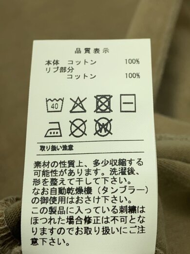 商品画像：Tシャツ/2/コットン/BRW// 5