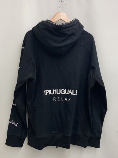 商品画像：ジップパーカー/XXL/コットン/BLK 2