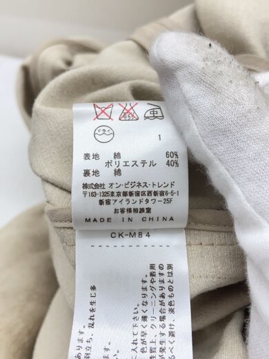 商品画像：ジャケット/M/コットン/BEG/373-5 5
