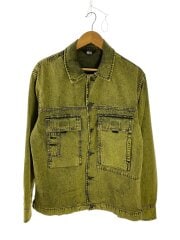 デニムジャケット/S/デニム/コットン/YLW