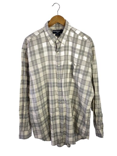 商品画像：TILDEN/長袖シャツ/XL/コットン/GRY/チェック 1