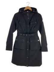 ロングダウンジャケット/O/ポリエステル/BLK/E20934986600