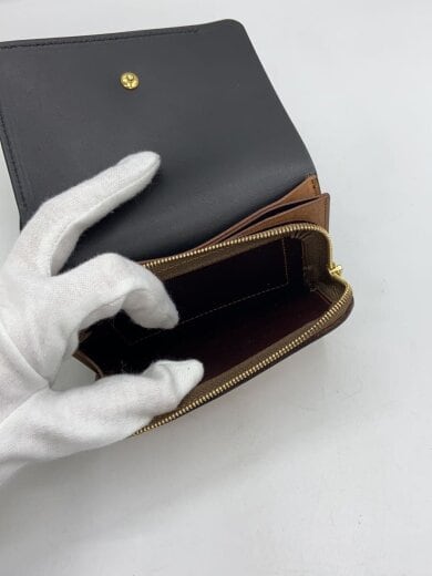 画像：formeShort wallet/2つ折り財布/レザー/BLK/無地/メンズ/flp-265