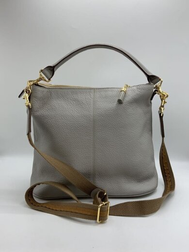 商品画像：ショルダーバッグ/レザー/GRY/無地 3