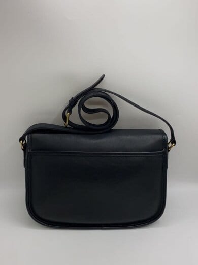 画像：COACHショルダーバッグ/レザー/BLK/無地/M-9796/オールドコーチ3