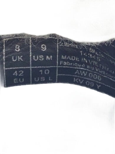 画像：Dr.Martensドレスシューズ/42/BLK/レザー/14345/3ホール/履き皺/ソール減り/擦れ有5